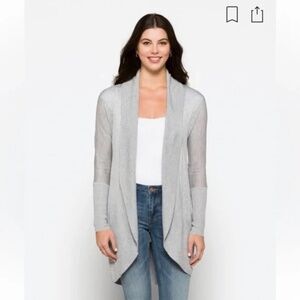 Rd Style - Solone open front drape cardigan